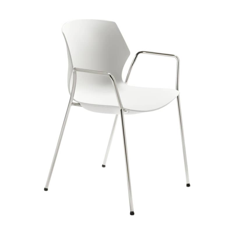 myPLANO Stackable Chair chrome | anthracite Medvana UK