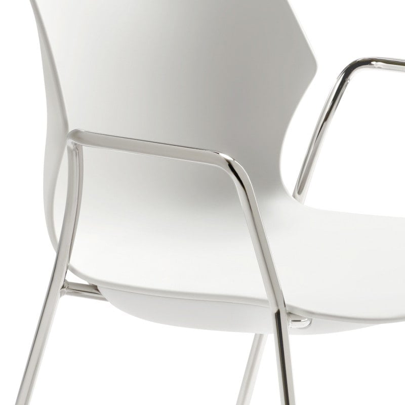 myPLANO Stackable Chair chrome | anthracite Medvana UK