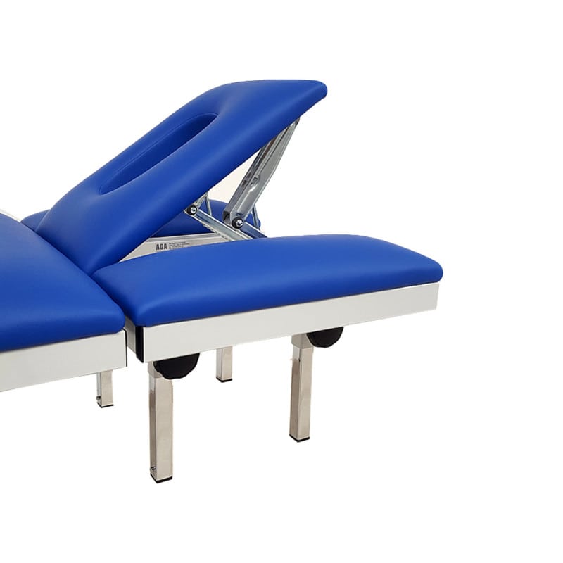 Electrically Height-Adjustable Treatment Couch navy blue Medvana UK