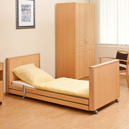 Aldena Nursing Bed with steel mesh base Medvana UK