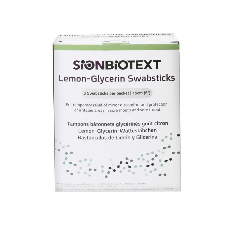 Lemon Swabs for Oral Hygiene Medvana UK