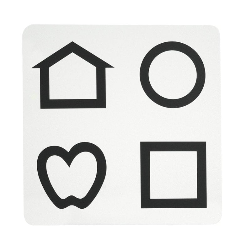Lea SYMBOLS® 15 Line Folding Distance Chart Medvana UK