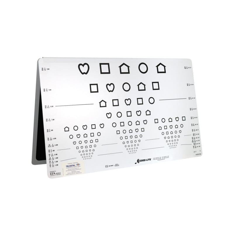 Lea SYMBOLS® 15 Line Folding Distance Chart Medvana UK