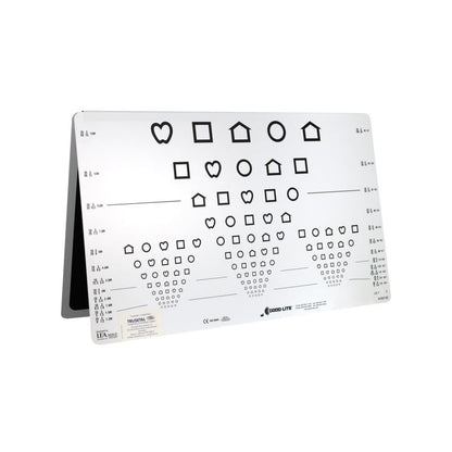 Lea SYMBOLS® 15 Line Folding Distance Chart Medvana UK