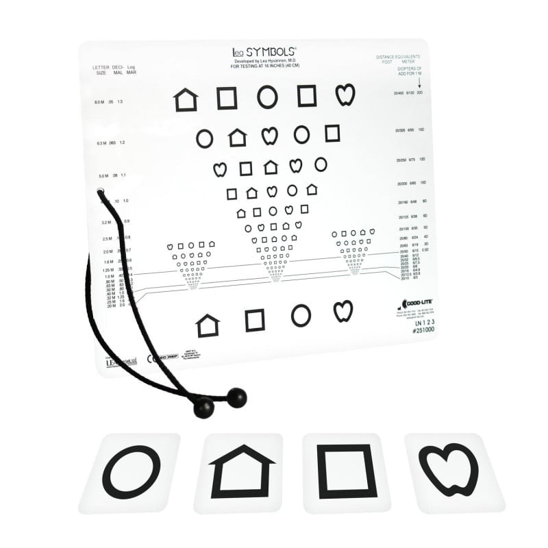 LEA SYMBOLS® Near Vision Card Medvana UK