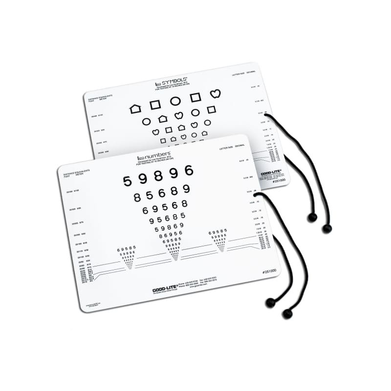 LEA SYMBOLS® & LEA NUMBERS® Near vision Card Medvana UK