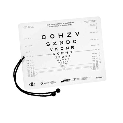 Sloan Letter Near Vision Card Medvana UK
