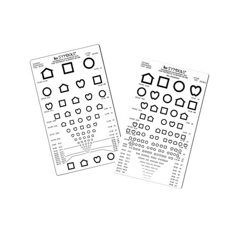 LEA SYMBOLS® Pocket-Sized Near Vision Card Medvana UK