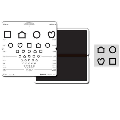 LEA SYMBOLS® 10-Line Folding Eye Chart Medvana UK
