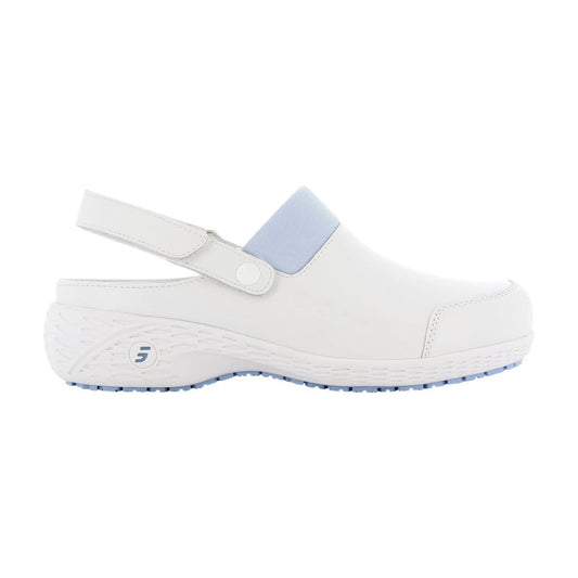 SHEILA Leather Work Shoe 41 | white Medvana UK