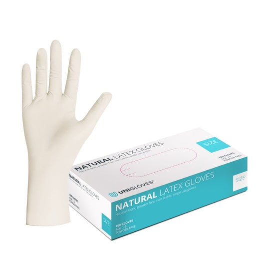 Natural Latex Examination Gloves
