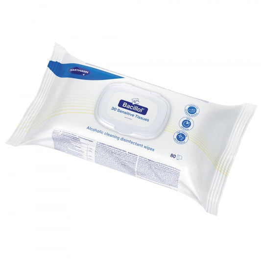 Bacillol 30 Sensitive Tissues, Flowpack 40 XXL-Wipes (25 x 38 cm)