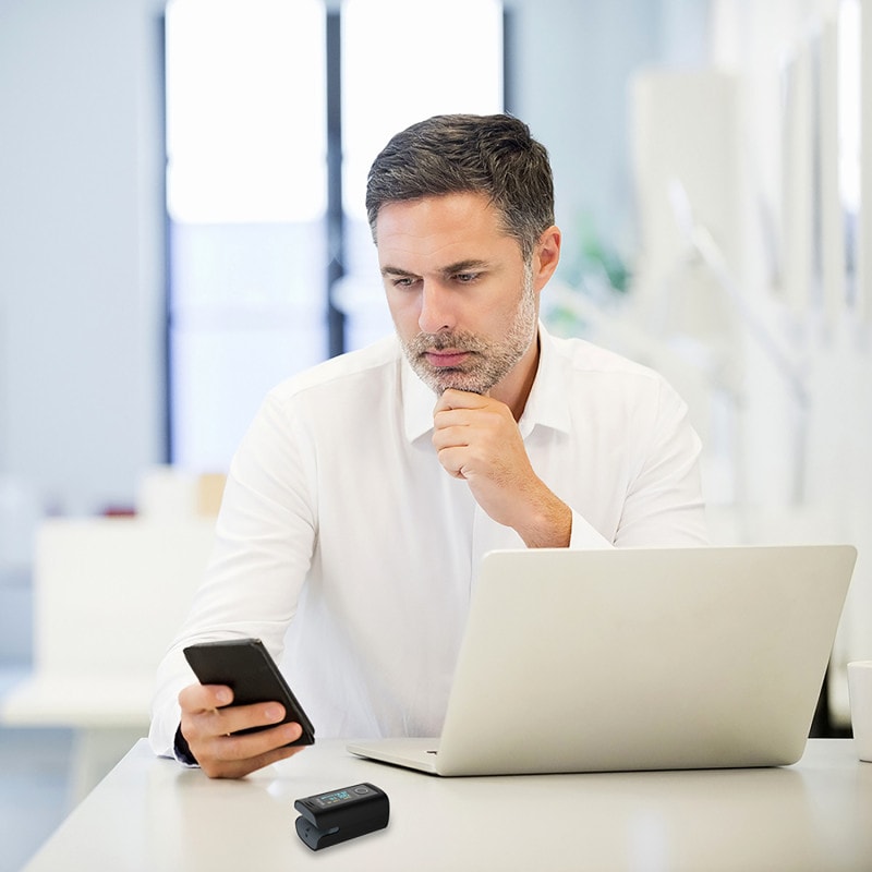 Bluetooth Pulse Oximeter PC-60FW Medvana UK