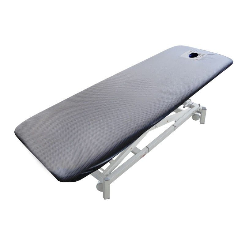 TOUCHME Treatment Table Covers with face cut-out, 80 x 195 cm | Hexagon dark Medvana UK