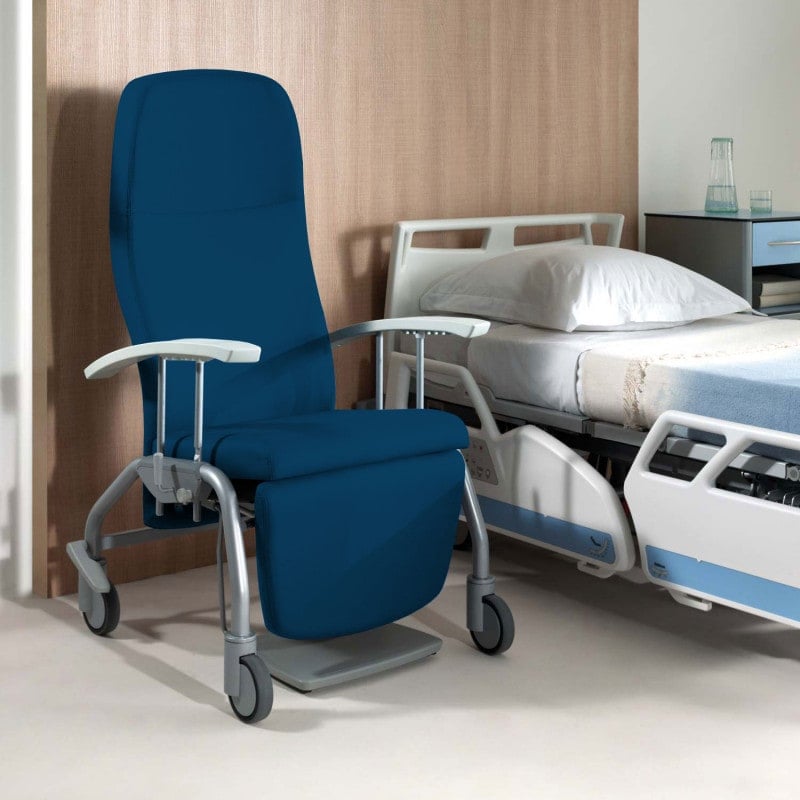 MAURO Ergo Line Recliner and Nursing Chair cherry (07478) Medvana UK