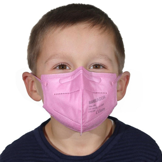Coloured FFP2 Mask for Children white Medvana UK