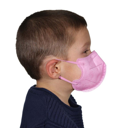 Coloured FFP2 Mask for Children black Medvana UK