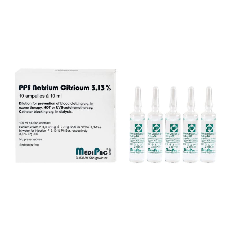 PPS Sodium Citrate 3.13 % Medvana UK