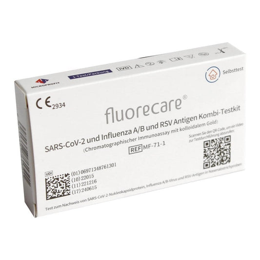 fluorecare® Combo Test (Covid-19, FLU A&B, RSV) Medvana UK