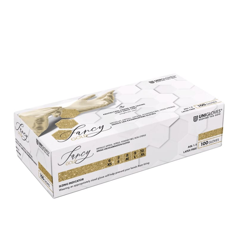 Unigloves FANCY Nitrile Gloves violet | XS