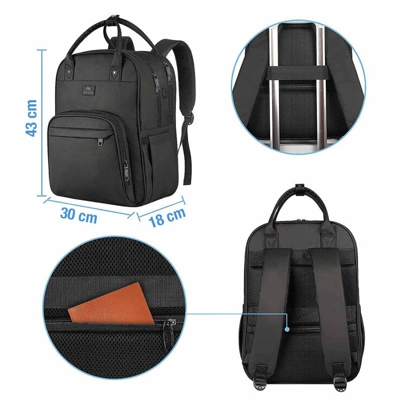 Matein Nurse Backpack black Medvana UK