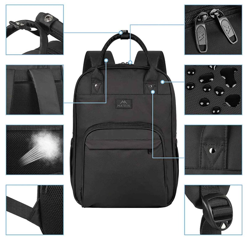 Matein Nurse Backpack black Medvana UK