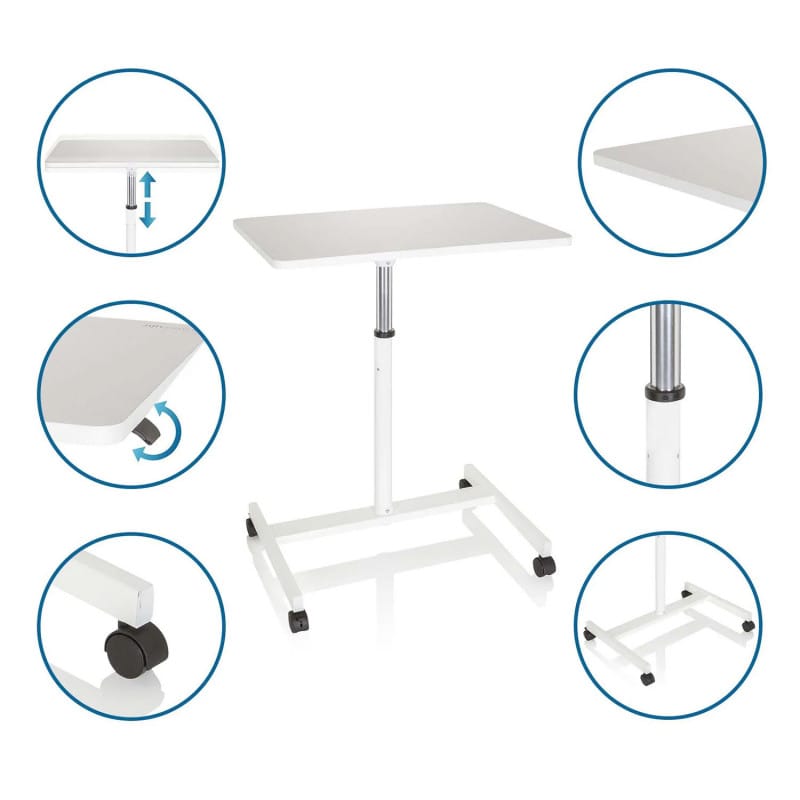 STAND VM-SU Standing Desk white Medvana UK