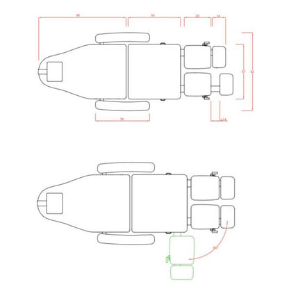 Happy Feet Pedicure Chair white Medvana UK