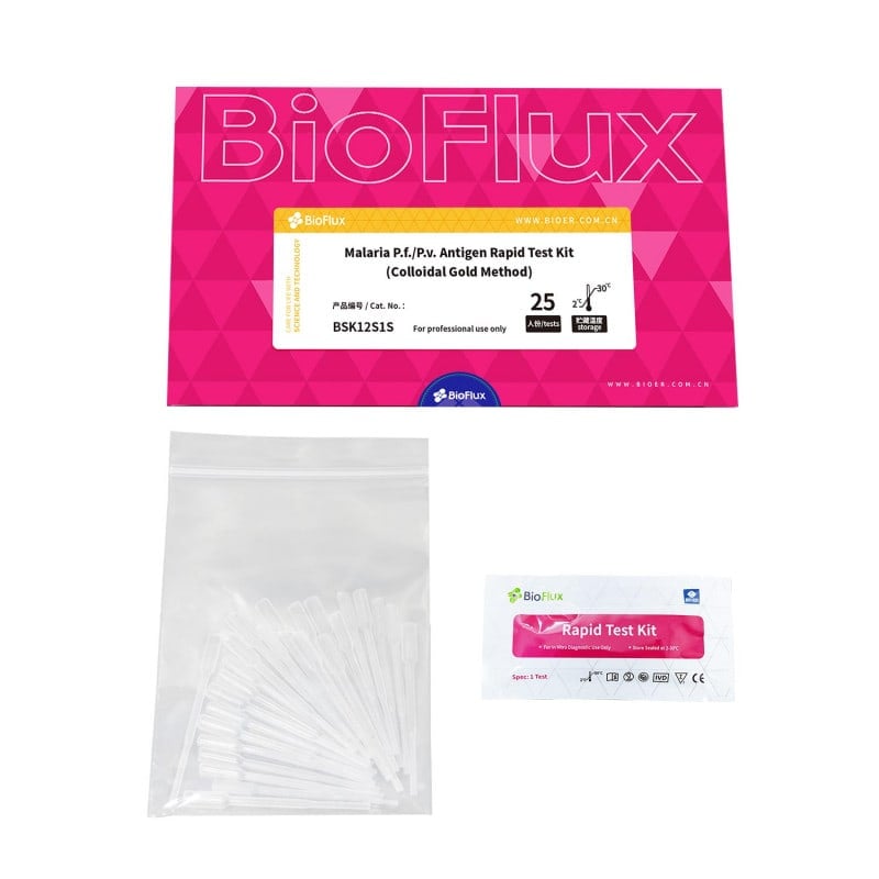 BIOFLUX Malaria Antigen Rapid Test P.f.-Pan Medvana UK