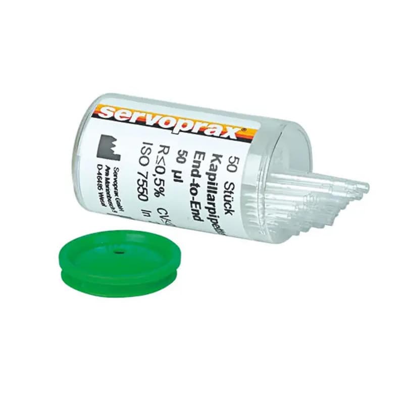 Capillary Pipettes End-to-End heparinised | 10 µl Medvana UK