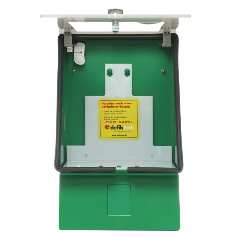 DefibCab Smart Monitoring AED Cabinet with cylinder lock Medvana UK