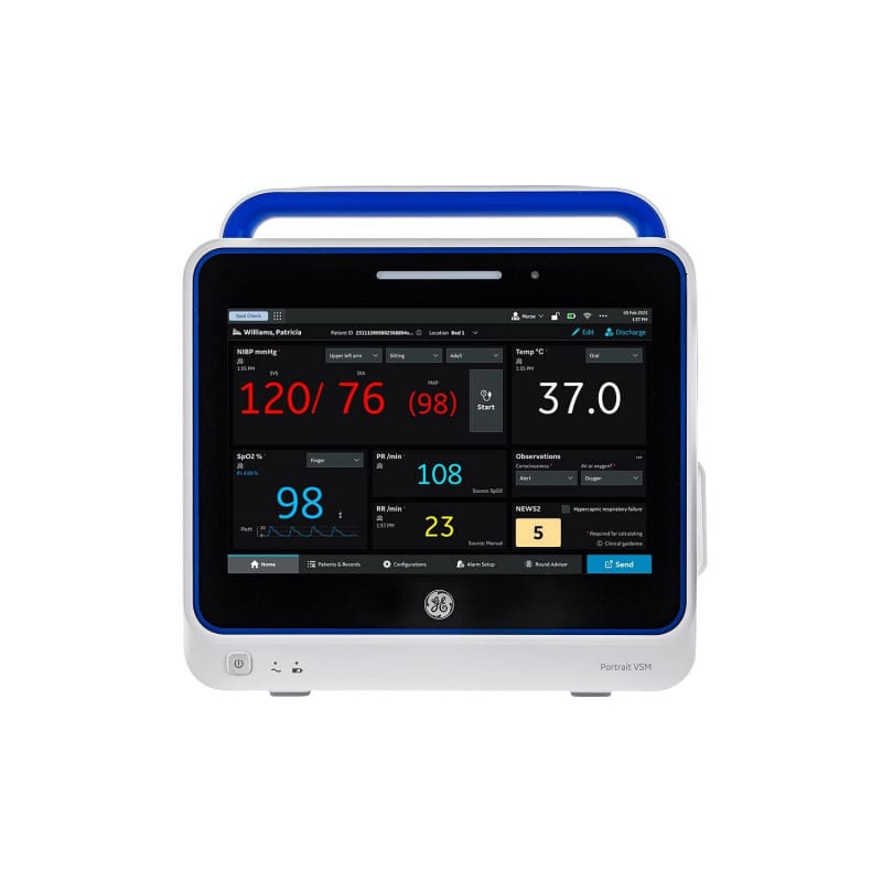 Portrait VSM Vital Signs Monitor With Thermometer Medvana UK