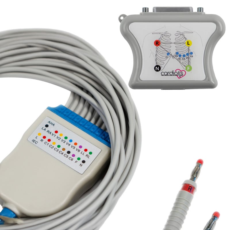CardioNS E2 with snap-button cable | with tablet Medvana UK