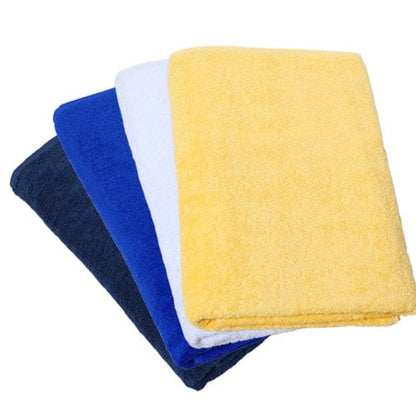 Terry Cloth Blanket dark blue Medvana UK