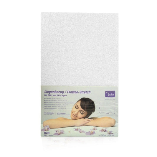 Terry Fitted Sheet for Exam & ECG Tables pink Medvana UK