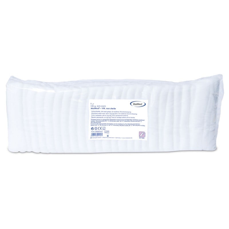 Surgical Cotton Wool, pleated 100g Medvana UK