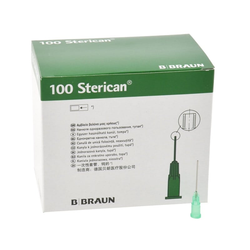 Sterican Blunt 21G, 0,8 x 22mm Medvana UK
