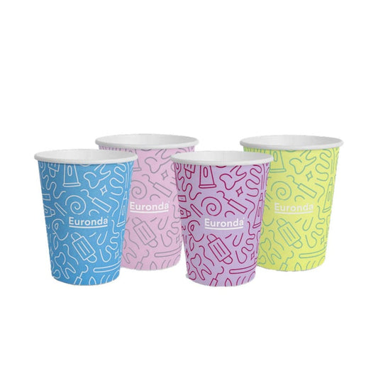 Monoart Graffiti Paper Cups pink Medvana UK