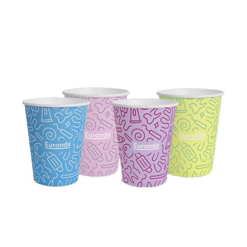 Monoart Graffiti Paper Cups purple Medvana UK