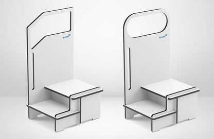 ScreenUp® Step-Up Platform with square handrail Medvana UK