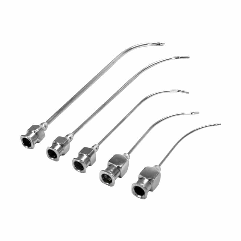 Irrigation Cannulas, curved 17G 1.5 x 80 mm Medvana UK