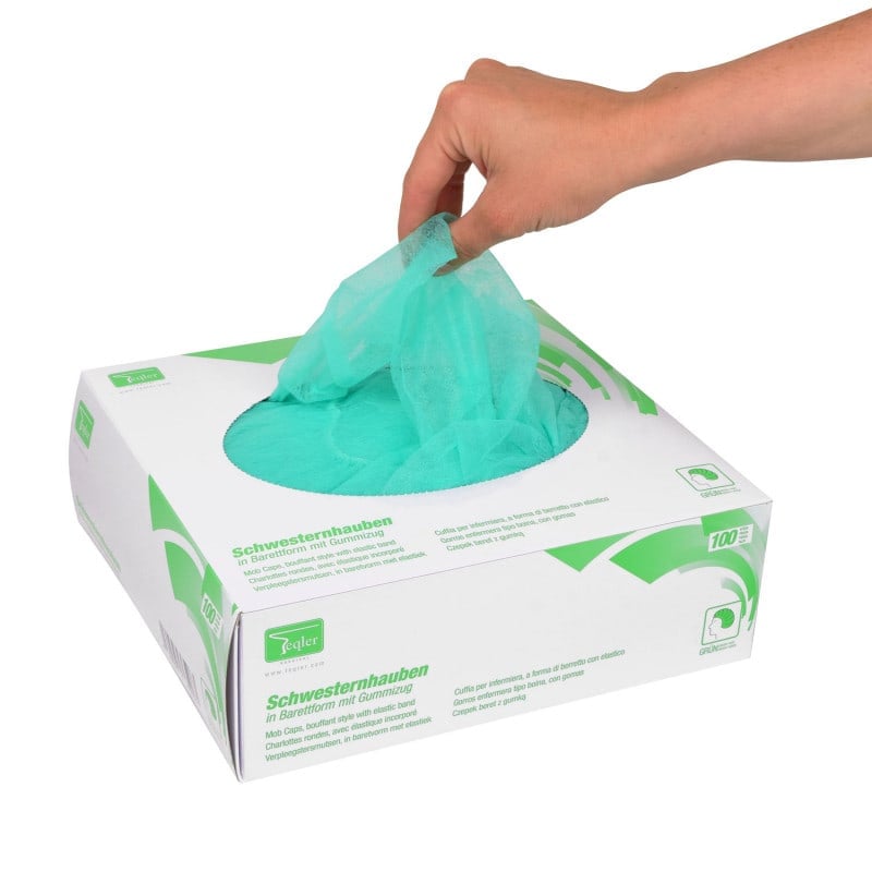 Mob Caps, Bouffant Style white Medvana UK