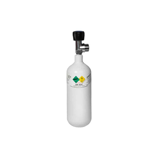 Light Steel Oxygen Tank, filled 10  litre