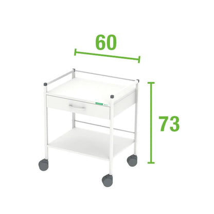 Multipurpose Trolley, 73 x 60 cm, (H x W) 4 drawers Medvana UK