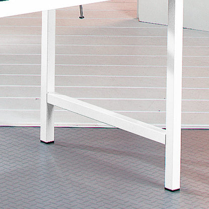 AGA Exam Table lacquered pure white | blue