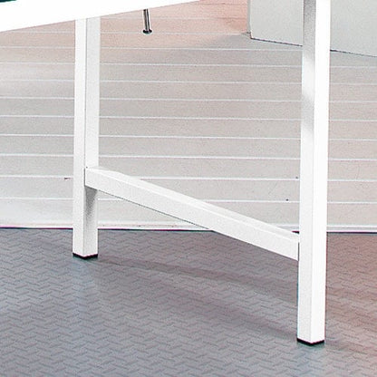 AGA Exam Table chrome plated steel | red Medvana UK