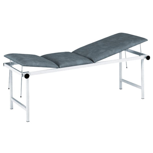 3-Section Exam Table chrome plated steel | birch