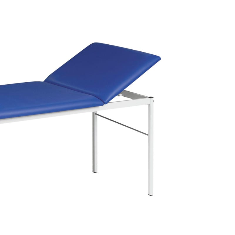 Examination Table with Adjustable Headrest lacquered pure white | antique pink