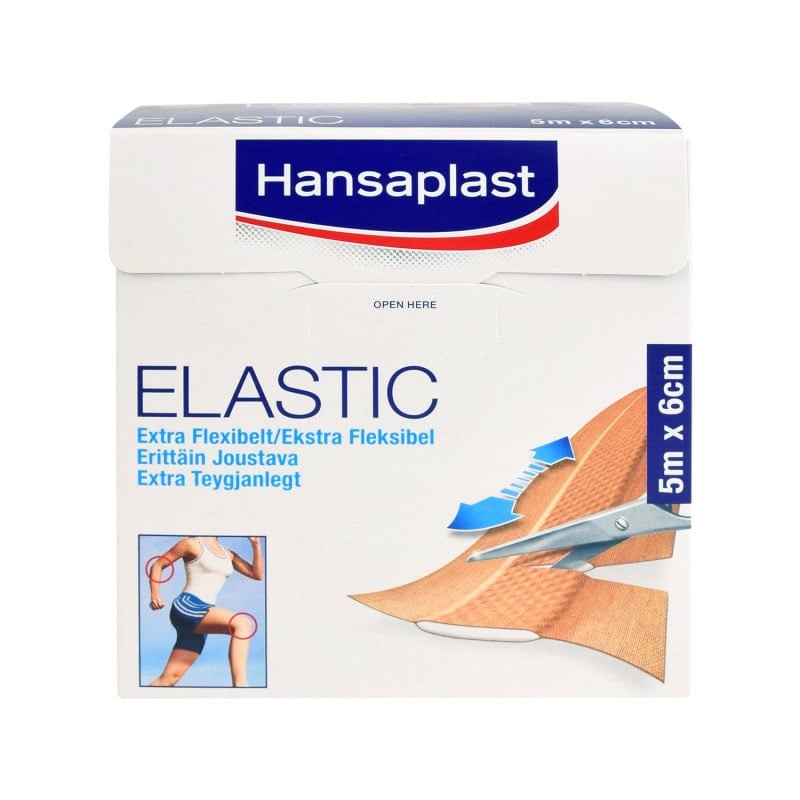 Hansaplast Elastic Adhesive Plaster Roll 6 cm Medvana UK