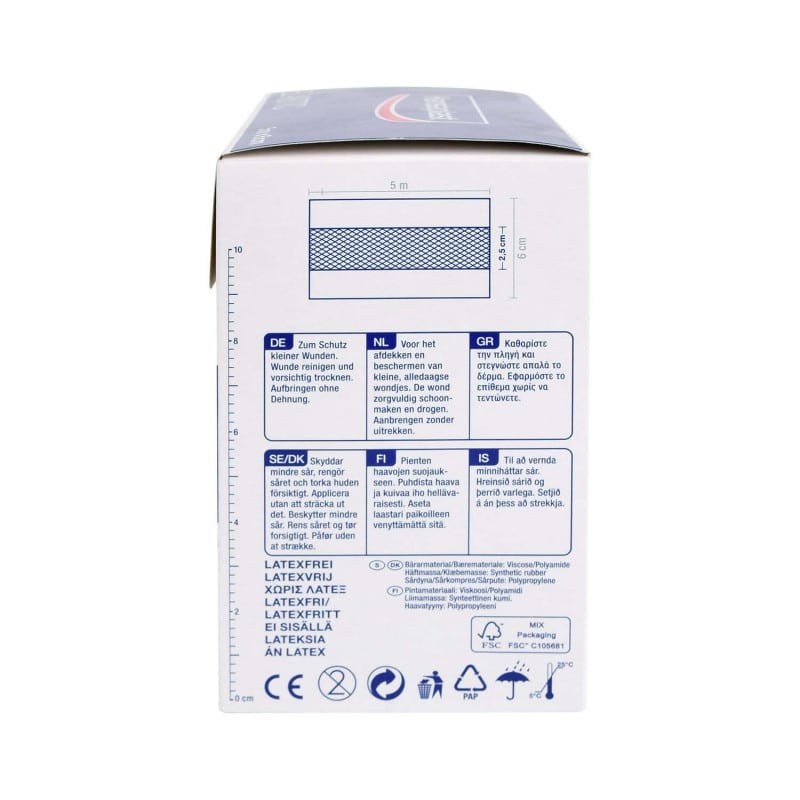 Hansaplast Elastic Adhesive Plaster Roll 8 cm Medvana UK